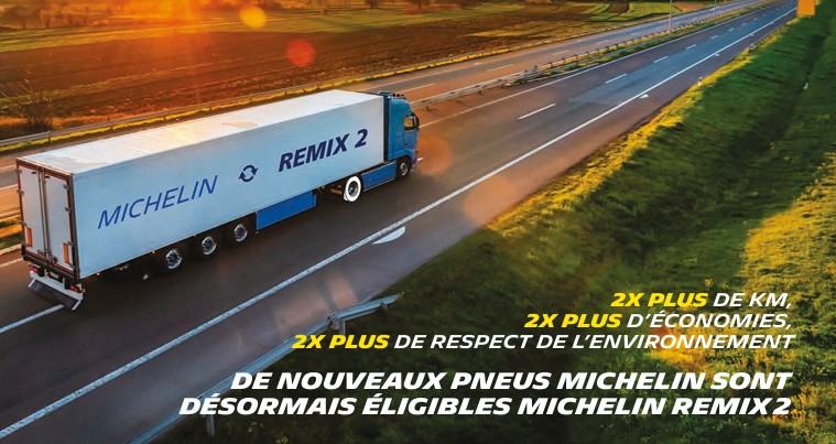 Optimisez vos pneumatiques avec Michelin Remix 2